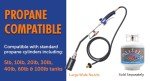 Heavy Duty Propane Torch with Piezo Igniter