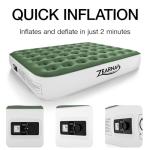 Queen Air Mattress with Built-in Pump for Camping