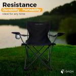 Folding Camping and Beach Chairs with Cup Holders