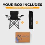 Folding Camping and Beach Chairs with Cup Holders