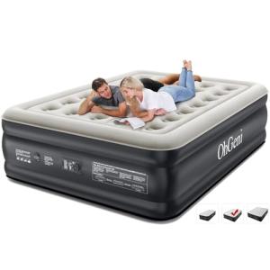 OhGeni Queen Air Mattress with Built-in Pump