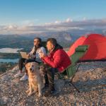 High Back Portable Camping Chair with Cushion