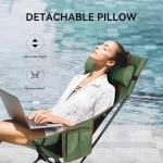 High Back Portable Camping Chair with Cushion