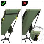 High Back Portable Camping Chair with Cushion