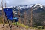 Kijaro Maldives Blue Camping Chair with Dual Lock