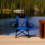 Kijaro Maldives Blue Camping Chair with Dual Lock