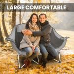WILDROOTS Heavy Duty Folding Double Camping Chair