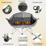 WILDROOTS Heavy Duty Folding Double Camping Chair