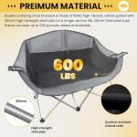 WILDROOTS Heavy Duty Folding Double Camping Chair
