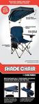 Quik Shade MAX Foldable Chair with Cup Holders