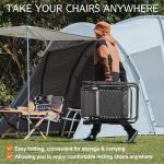 Sweetcrispy Portable Zero Gravity Recliner Chair Set