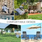 Sweetcrispy Portable Zero Gravity Recliner Chair Set