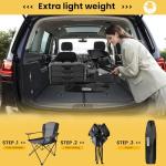 WILDROOTS Collapsible Camping Chair with Cup Holder