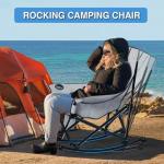 XL Heated Rocking Camping Chair with Power Bank