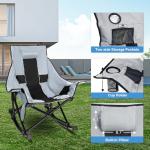 XL Heated Rocking Camping Chair with Power Bank