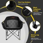 Oversized Heavy Duty Camping Chair with Cup Holder