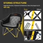Oversized Heavy Duty Camping Chair with Cup Holder