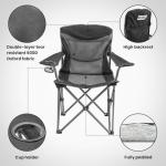 WILDROOTS Oversized Padded Camping Chair with Armrest