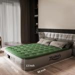 Queen Air Mattress with Built-in Pump for Camping