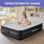 OhGeni Queen Air Mattress with Built-in Pump