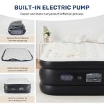 YSSOA Queen Inflatable Camping Air Mattress with Pump