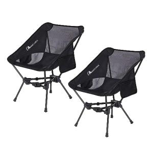 MOON LENCE Ultralight Folding Camping Chairs - 2 Pack