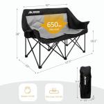Huskfirm Oversized 2-Person Camping Loveseat Chair