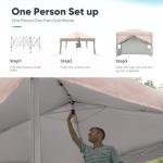 Quictent Waterproof Pop Up Canopy Tent with Sidewalls