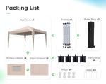 Quictent Waterproof Pop Up Canopy Tent with Sidewalls