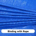 Heavy Duty Waterproof Blue Tarps – UV Resistant