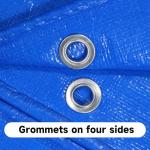 Heavy Duty Waterproof Blue Tarps – UV Resistant