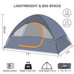 Portable 2-Person Waterproof Camping Tent with Rainfly