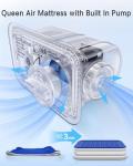 Queen Air Mattress with Built-in Pump – 16" Raised