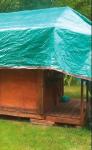 Medium Duty Camping Tarp, 16x20 Feet, Brown/Green