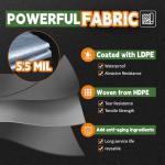 Multipurpose Waterproof Small Tarps 4x6 Feet (5 Pack)