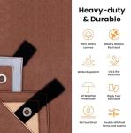 WHITEDUCK Heavy Duty Waterproof Canvas Tarp 6x8