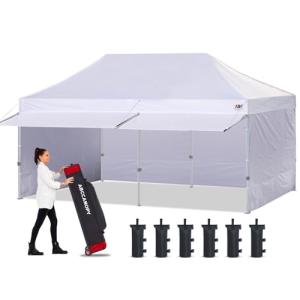 ABCCANOPY 10x20 Pop Up Canopy Tent with Sidewalls