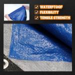 Multipurpose Waterproof Small Tarps 4x6 Feet (5 Pack)