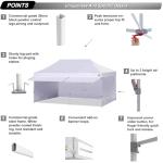 ABCCANOPY 10x20 Pop Up Canopy Tent with Sidewalls
