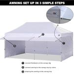 ABCCANOPY 10x20 Pop Up Canopy Tent with Sidewalls