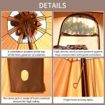 MC TOMOUNT 16.4ft Canvas Bell Tent with Stove Jack