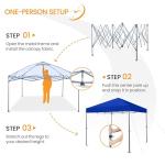 12x12 Portable Pop-Up Canopy Tent with Bags