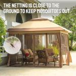 CROWN SHADES 13x13 Pop Up Gazebo Tent