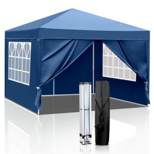VINGLI 10x10 Pop-Up Canopy Tent with Sidewalls