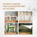 Durable Canvas Drop Cloths – 6x9 Feet, Pack of 2