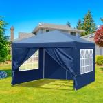 VINGLI 10x10 Pop-Up Canopy Tent with Sidewalls