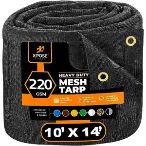 Heavy Duty Mesh Tarp – 10’ x 14’