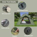 Quick Pop-Up Camping Tent for 2-3 People