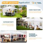 HOTEEL 10'x20' Waterproof Event Canopy Tent