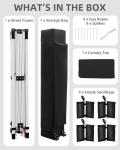 Easy Setup 10x10 Pop Up Canopy Tent with Accessories